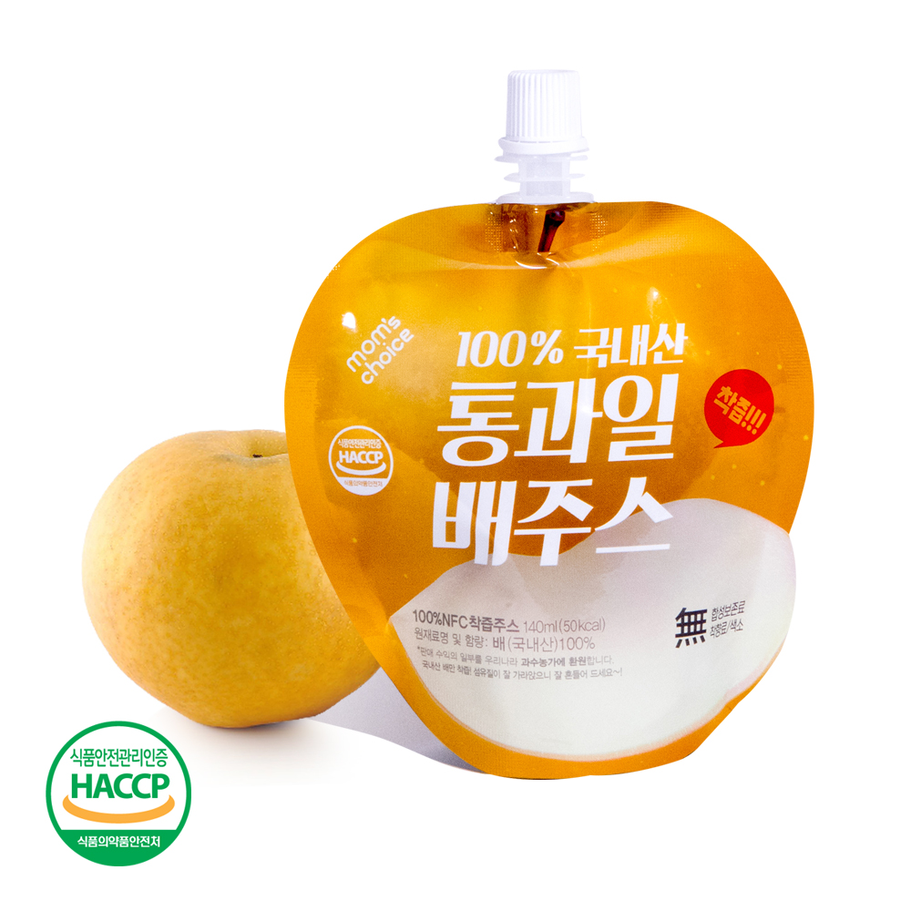 맘스초이스 통과일 배주스 140mlx40팩 - 상세 이미지 3