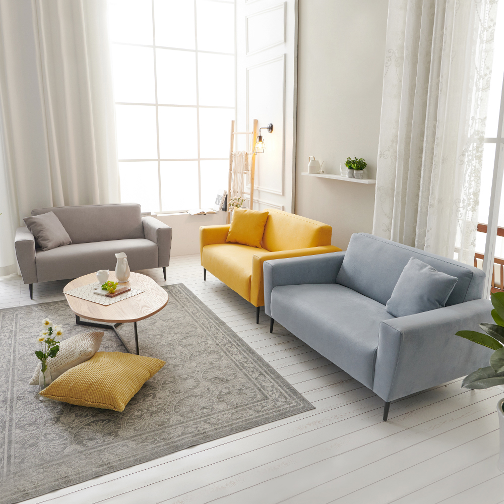 조안 아쿠아텍스 패브릭 생활방수 소파 2인용