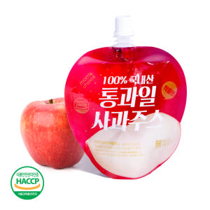 맘스초이스 통과일 사과주스 140ml, 40포, 1개 맛있게 먹은 솔직 후기 - 상품 이미지 2
