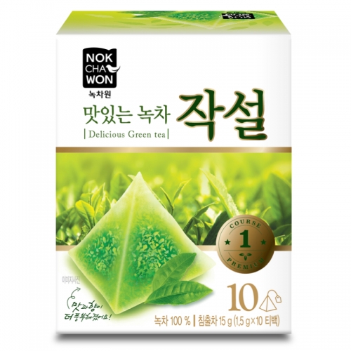 [녹차원] 녹차3종세트(맛작10티백+녹차시럽450g+유기농녹차가루50g) - 상세 이미지 2