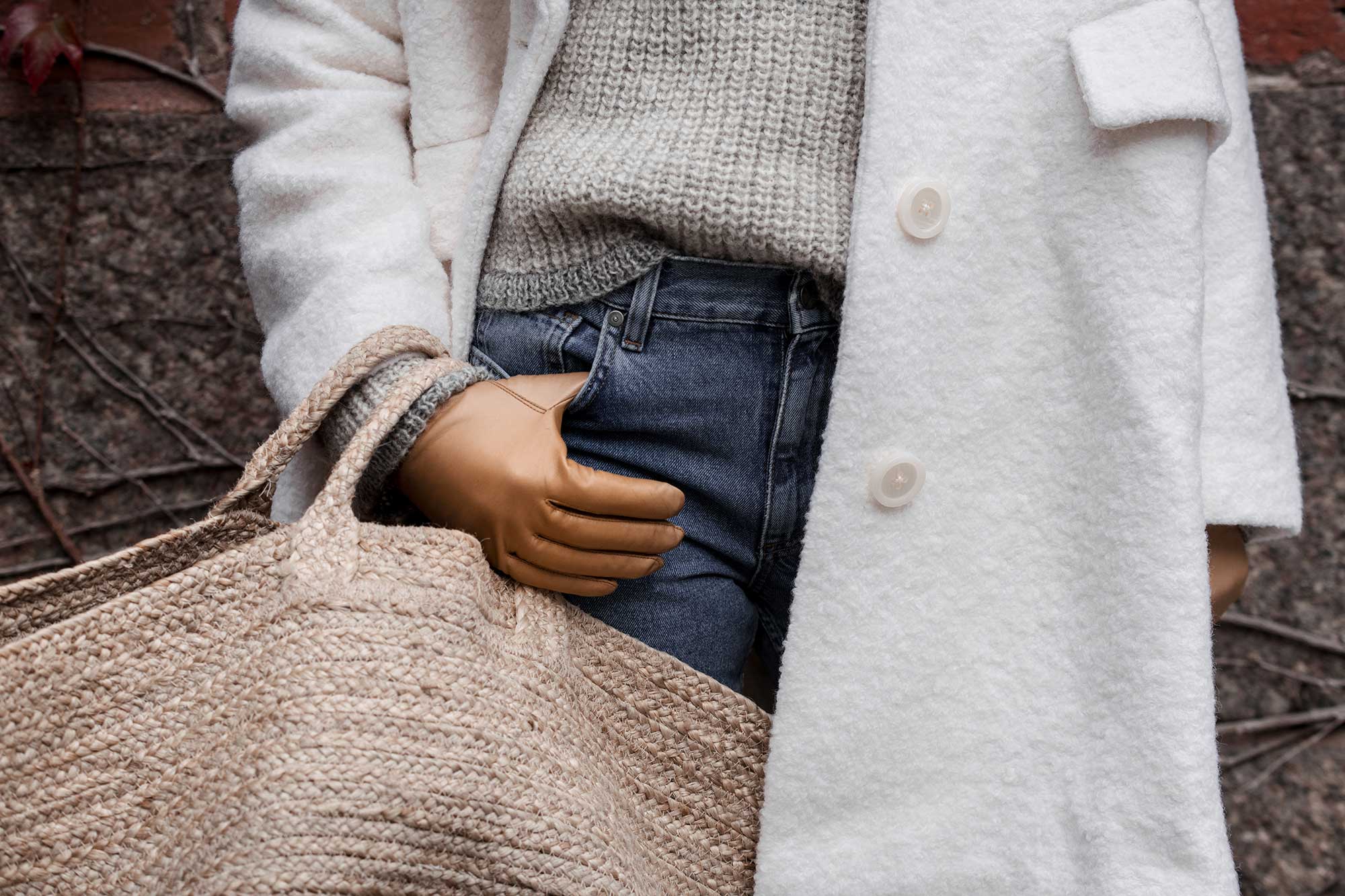 헤스트라 메간 헤어쉽 양가죽 네이비 14490 280- 여자 여성 겨울 가죽 장갑