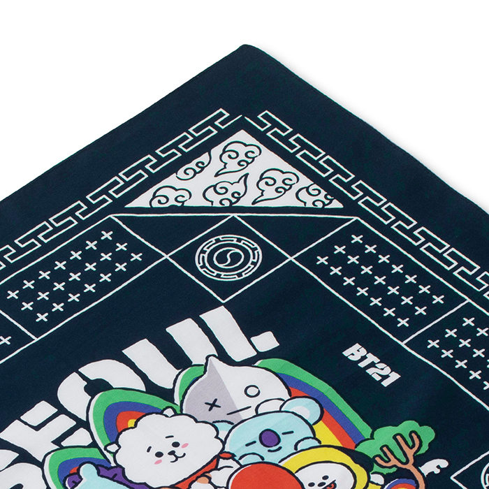 Line edition of the Seoul City Friends BT21 Bandana