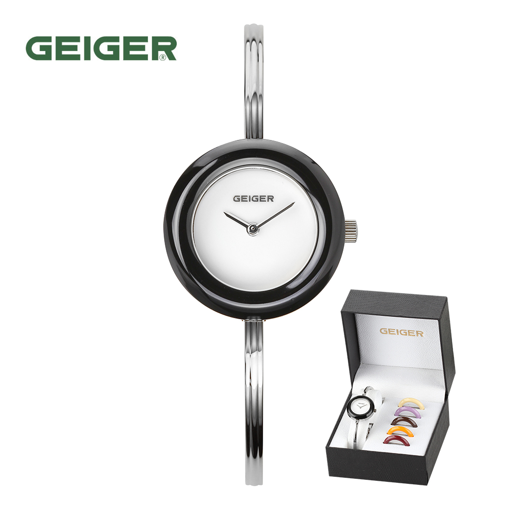 가이거 여성 비비드 체인져블 워치 GE1258/GE1220 추가베젤 5종 증정