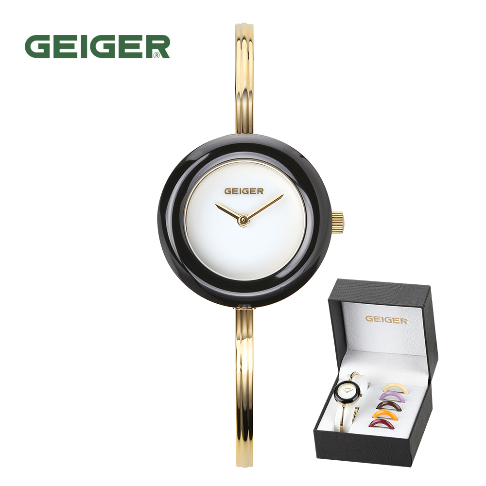 가이거 여성 비비드 체인져블 워치 GE1258/GE1220 추가베젤 5종 증정