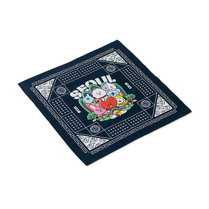 Line edition of the Seoul City Friends BT21 Bandana