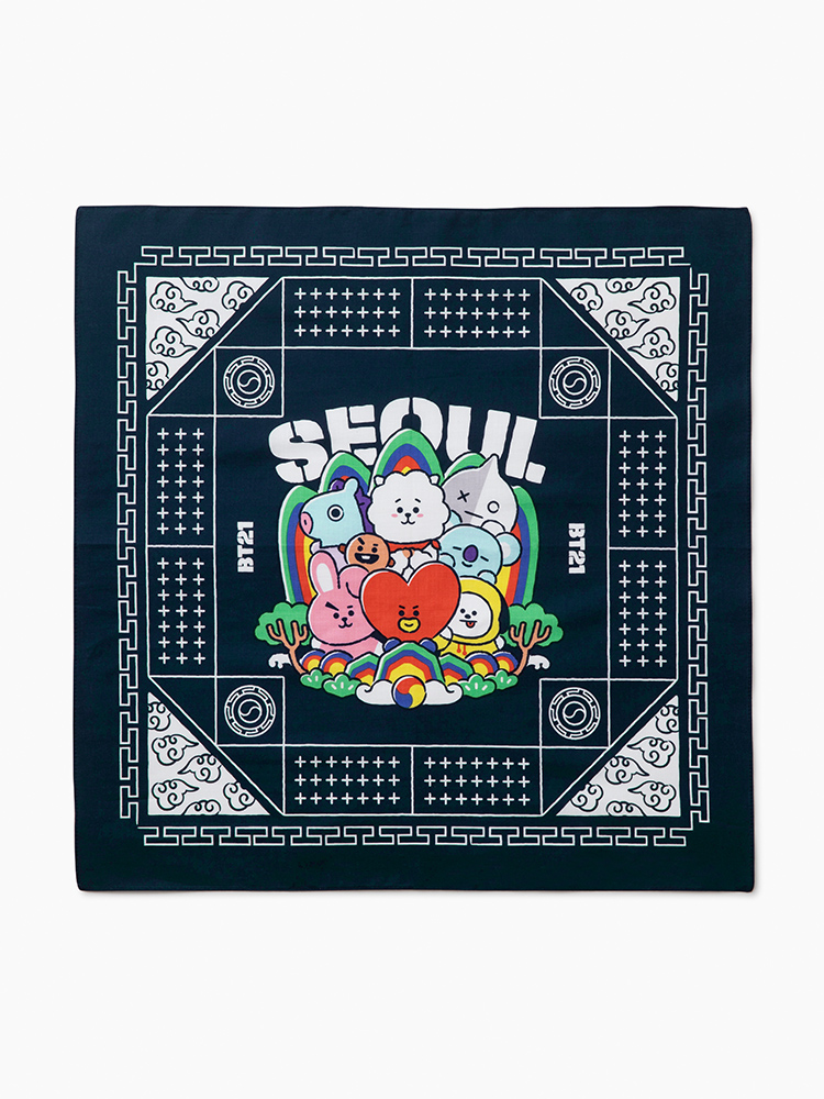 Line edition of the Seoul City Friends BT21 Bandana