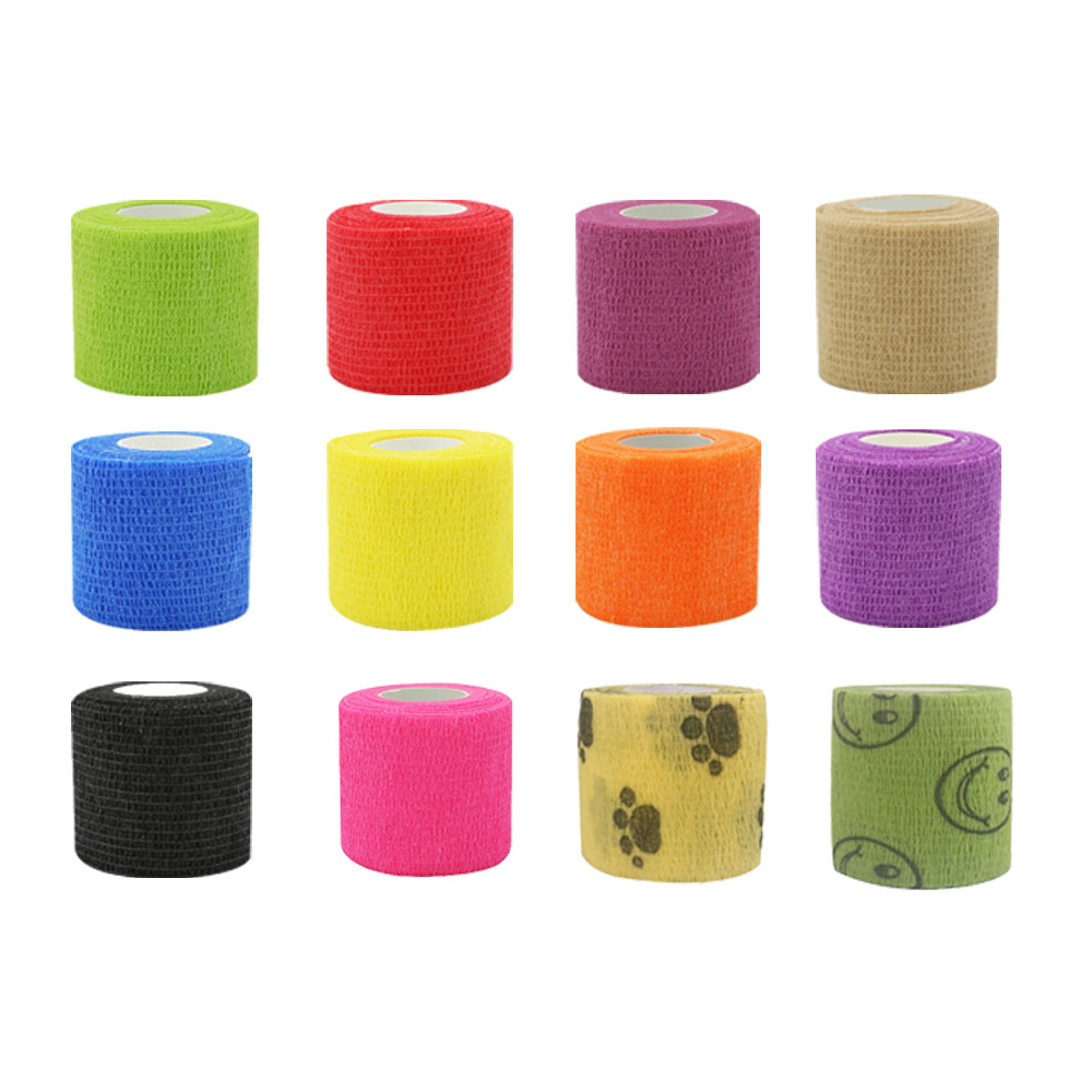 5+1 강아지 신발 애견 양말 부츠 염화칼슘 일회용 붕대신발 단색 2.5CM