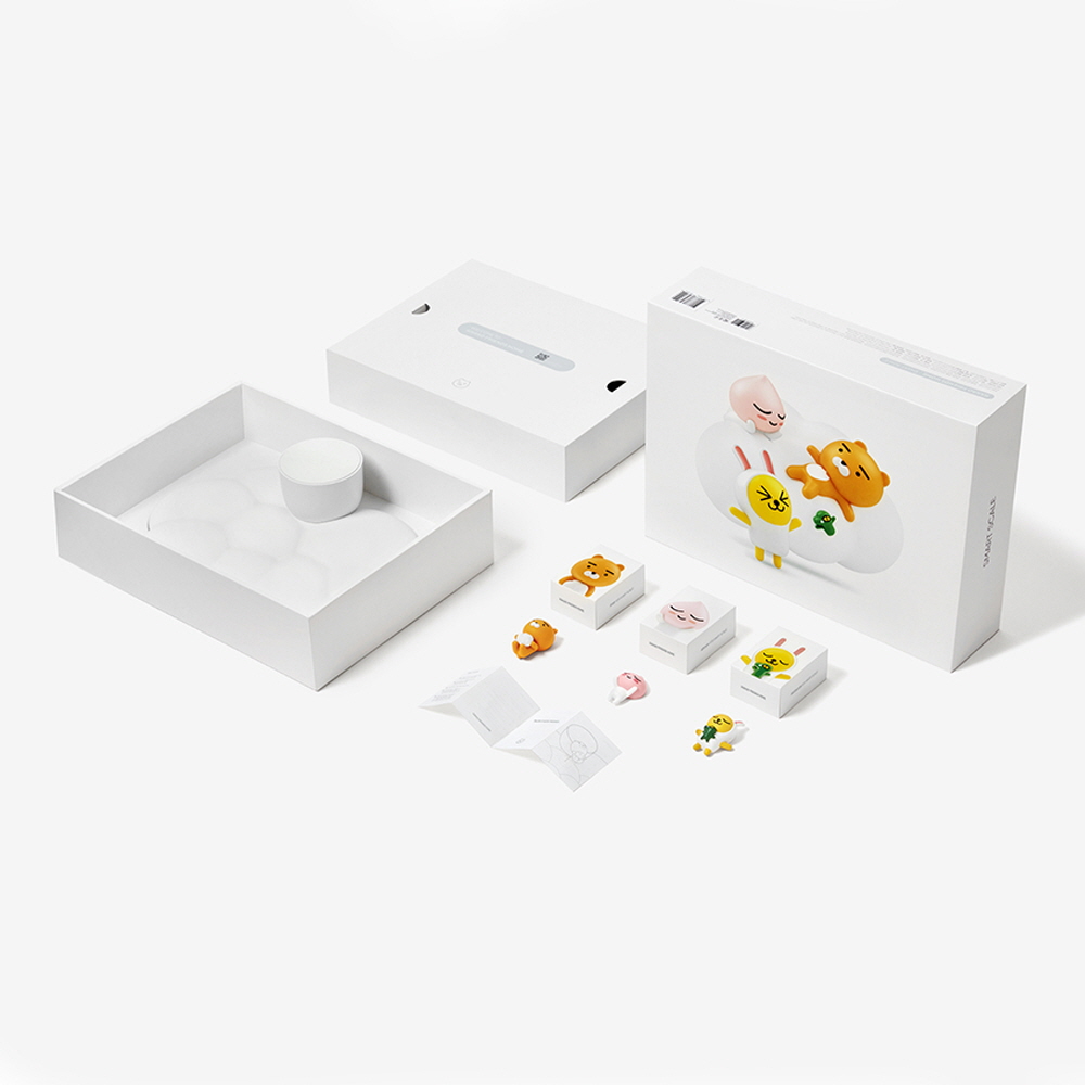 카카오 프렌즈 홈 스마트 체중계 라이언 어피치 무지 피규어