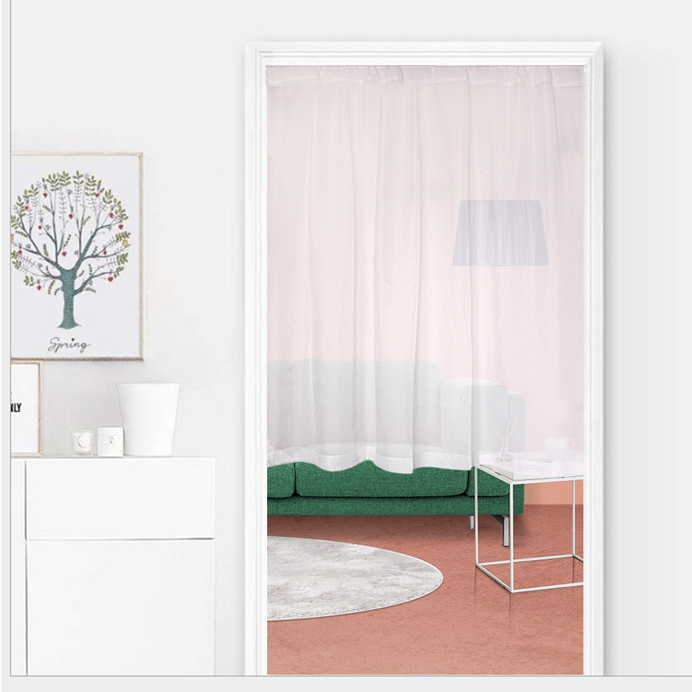 몽트노블 쉬폰 가리개 커튼 가림막 바란스 창문 주방 거실