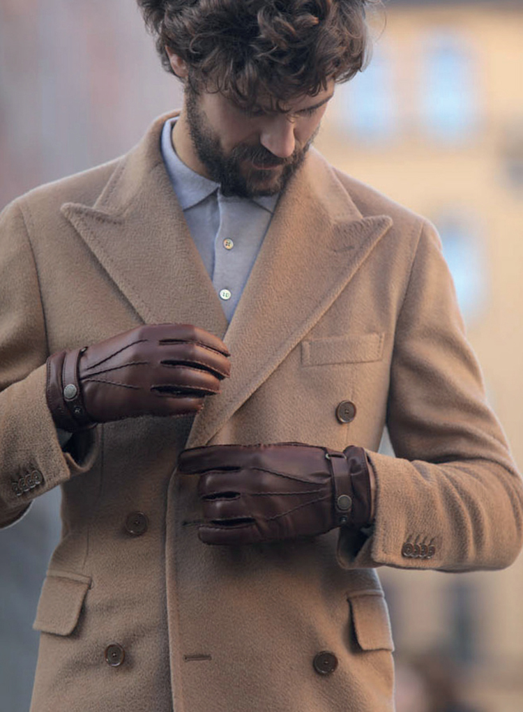 헤스트라 제이크 이태리 램 나파 블랙 23530 100- 남자 남성 방한 가죽 장갑