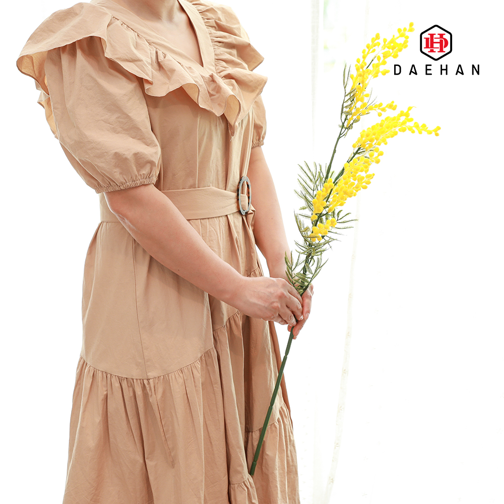 미모사조화 꽃꽂이재료 생화같은조화 인조꽃 AF-045 - 상세 이미지 3