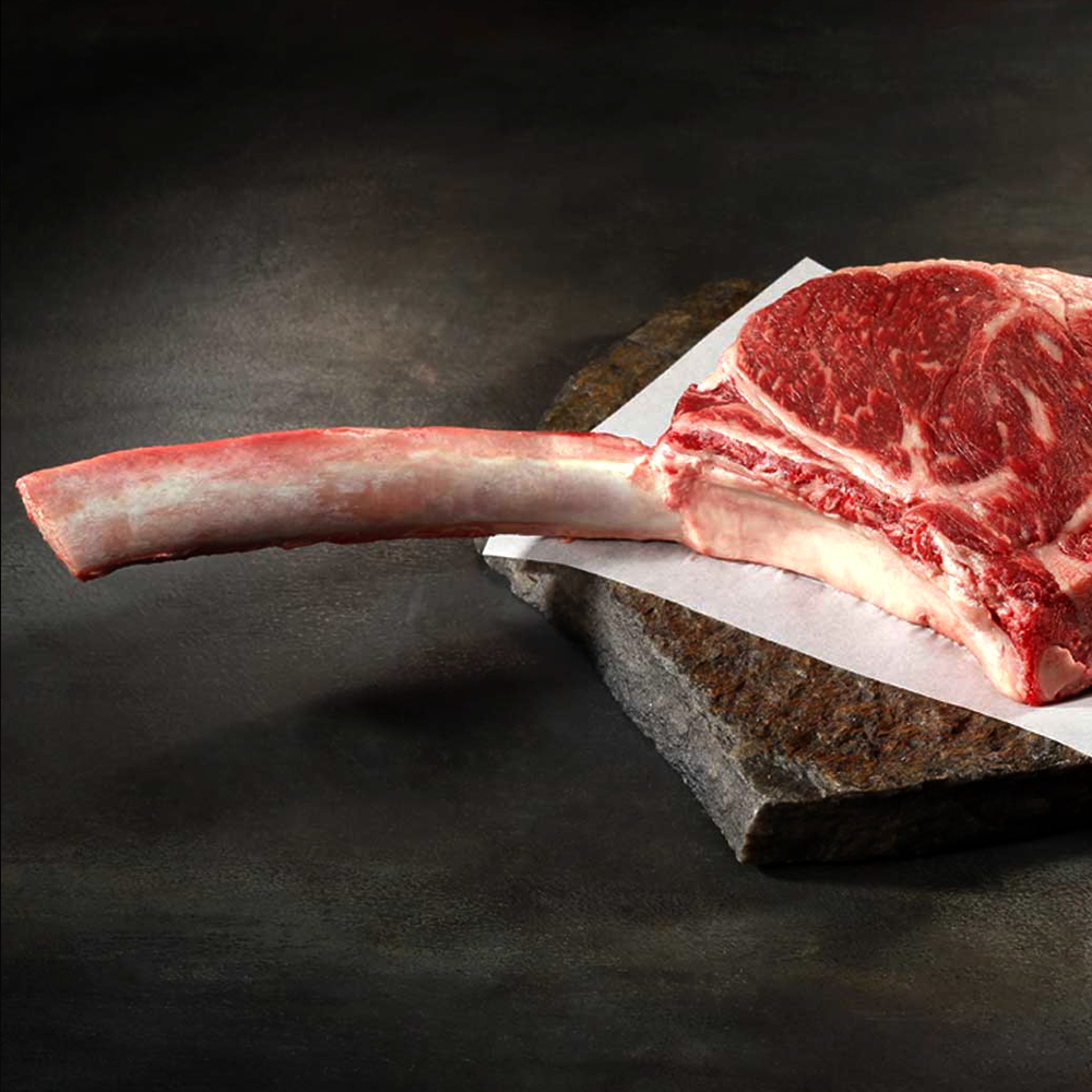 리얼 토마호크 스테이크 5cm 소고기 등심 새우살 갈비살 캠핑 바베큐 식당 레스토랑 호텔