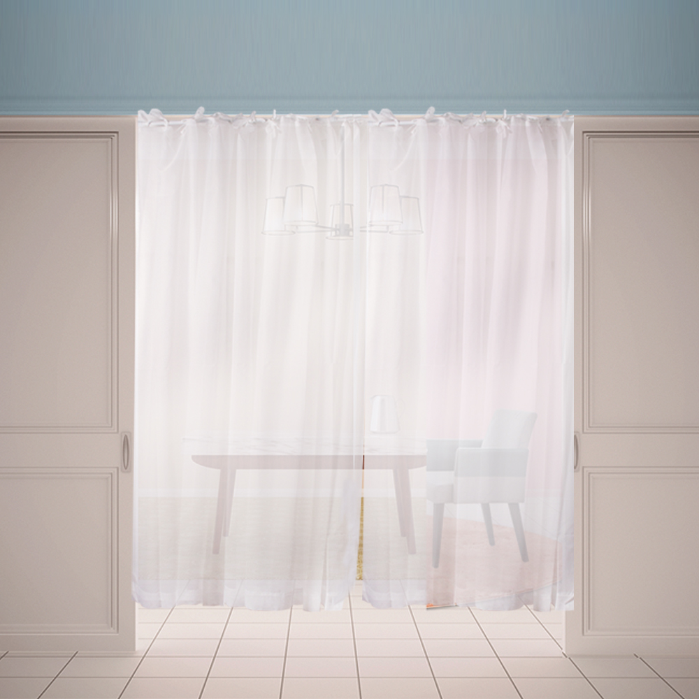 몽트노블 쉬폰 가리개 커튼 가림막 바란스 창문 주방 거실