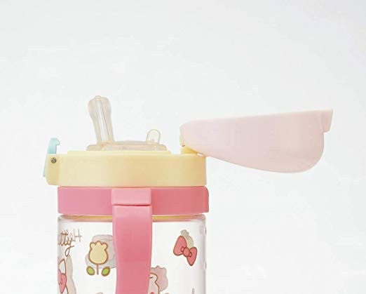 스케이터 접이식 핸들 원터치 스파우트컵 260ml (미키, 키티, 곰돌이푸, 원숭이 조지, 이나이이나이바, 배고픈애벌레, 리사라슨, 시마시마구루구루) - 하카타몰