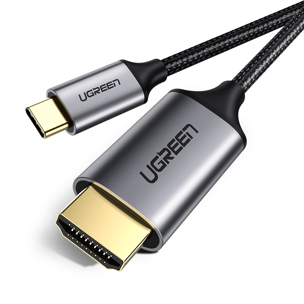 유그린 울트라 4K C타입 to HDMI V2.0 미러링 케이블 1.5m MM142 - 상품 이미지