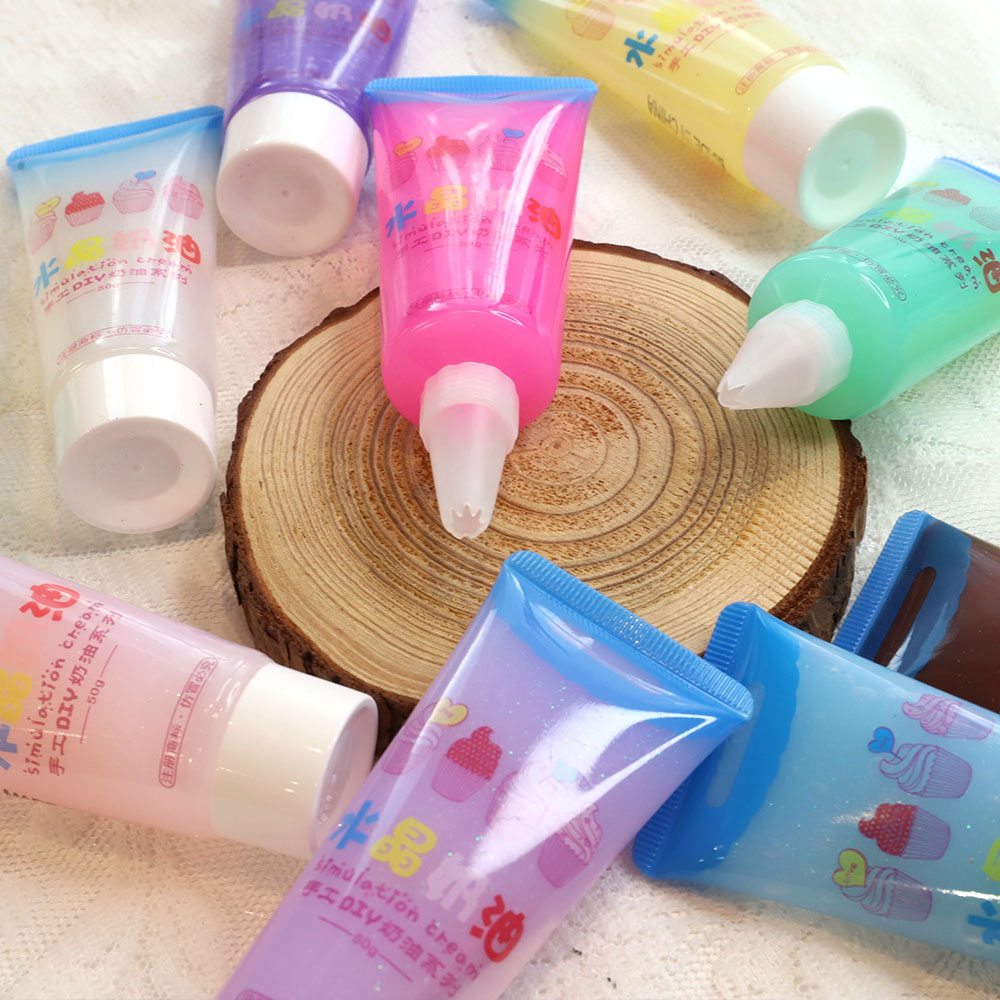 데코덴 생크림본드 폰케이스 탑꾸 탑로더 꾸미기 재료 데코크림 화이트