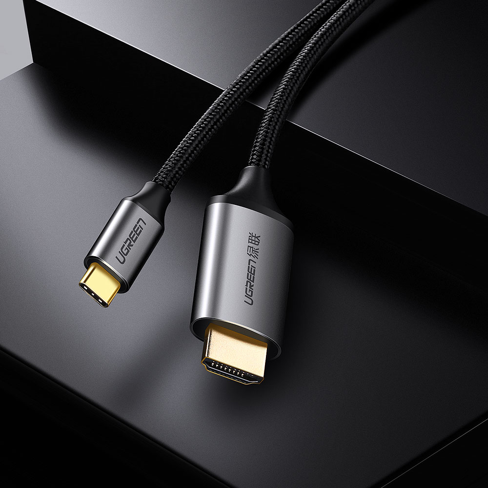 유그린 울트라 4K C타입 to HDMI V2.0 미러링 케이블 1.5m MM142 - 상세 이미지 5