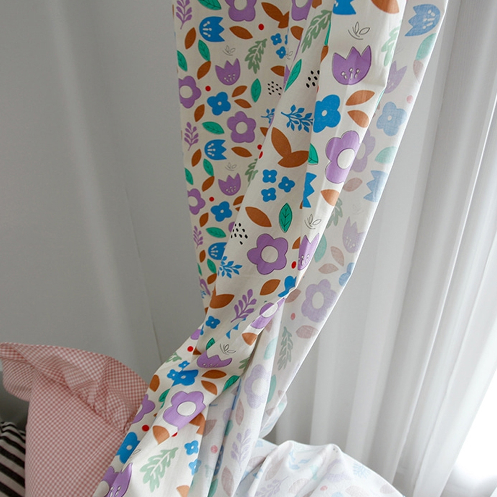 바이아미 마가렛 아이방 프린트 맞춤 커튼