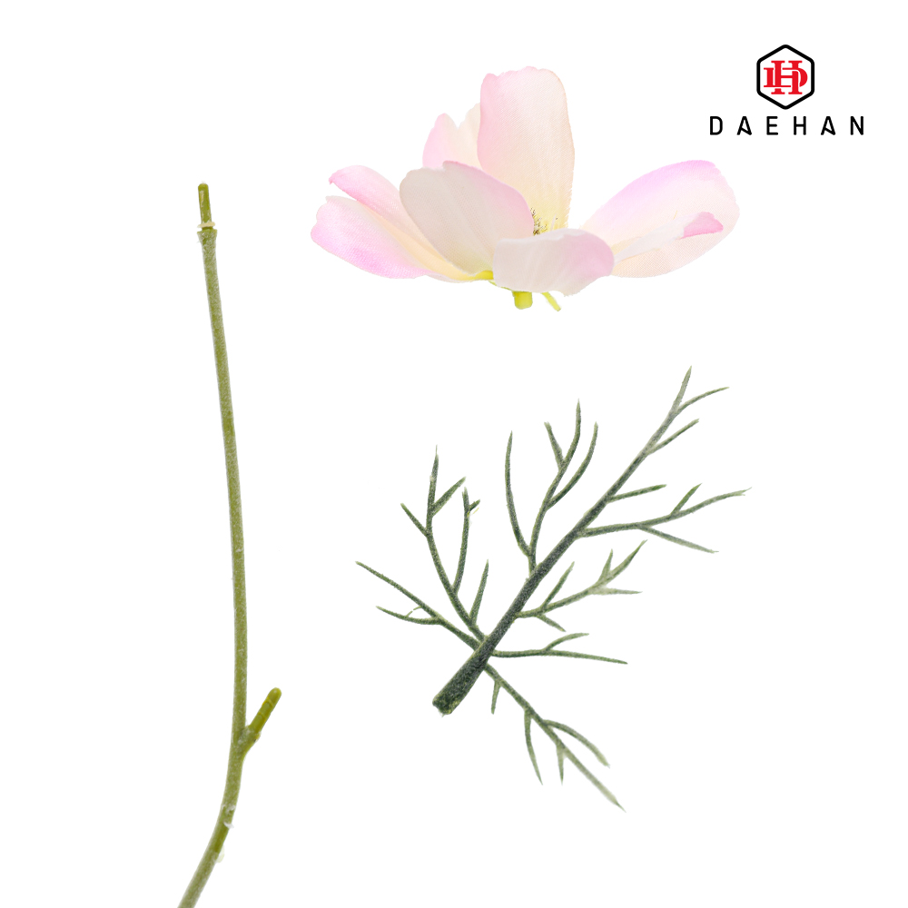 코스모스조화 실크플라워 꽃꽂이재료 인테리어 조화 코스모스 화이트 AF-046 - 상세 이미지 2