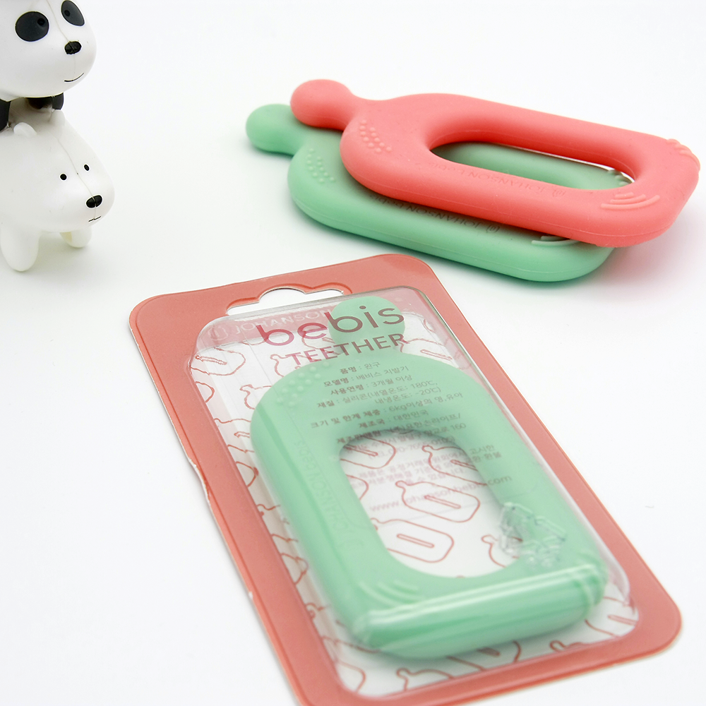 베비스 안심실리콘 자기주도 치발기 치아발육기