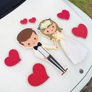 감성 웨딩카장식 꾸미기 셀프 리본 자동차 플라워 면사포 일자꽃 핑크 실사용 후기 | 효과 있을까? - 상품 이미지 3