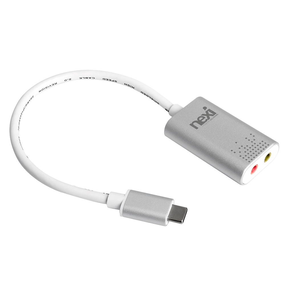 넥시 NX-U31STC USB 3.1 무전원 C타입 사운드카드 - 상품 이미지