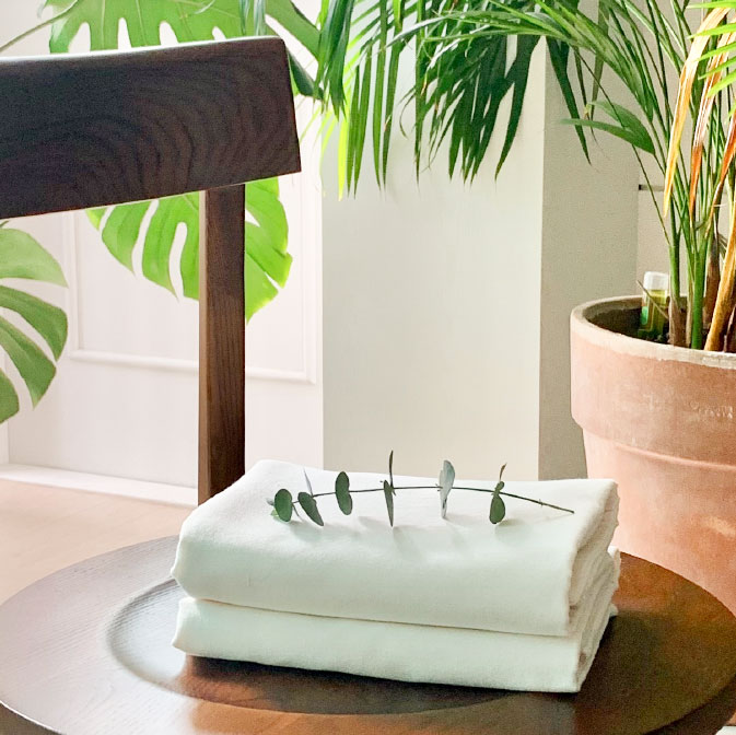 오랜 강화 소창수건 3겹 정련함 (국내산 무형광 면사 100%) 오랜라이프 oren