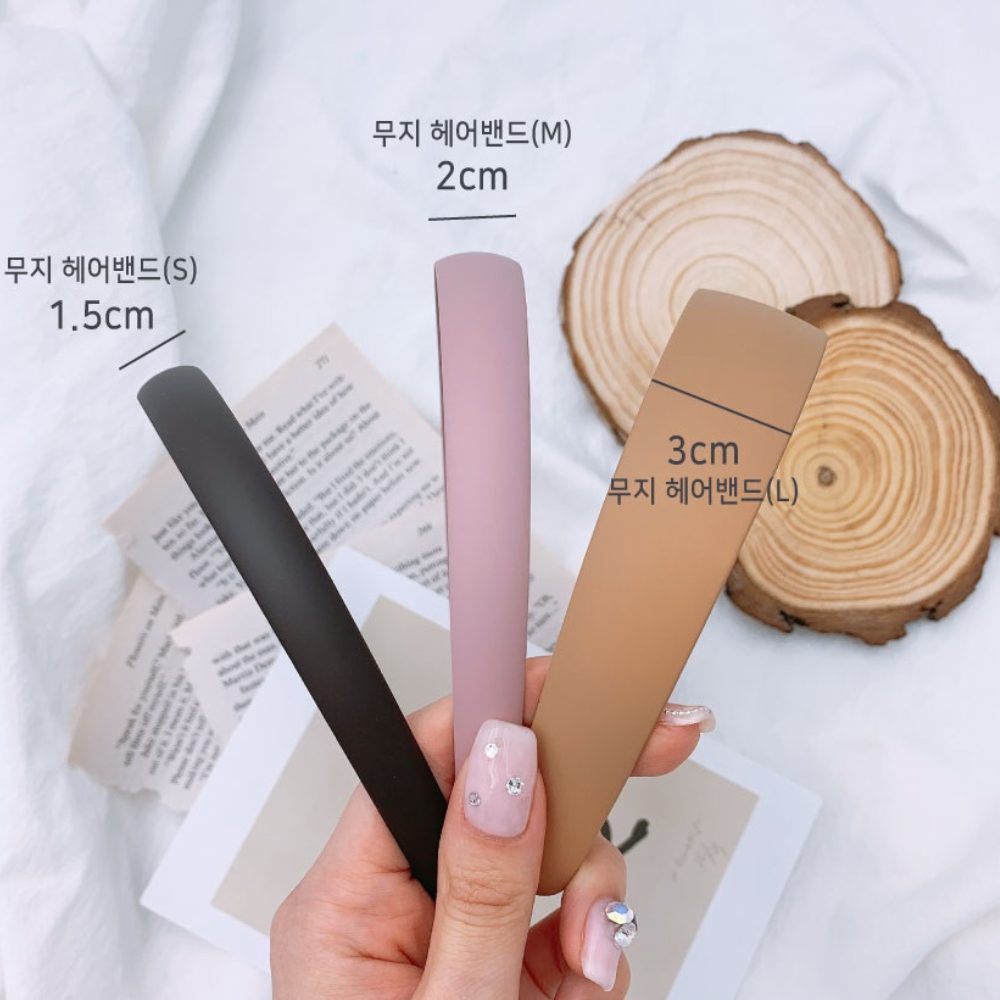하이틴머리띠 머리안아픈 잔머리 연예인 편한 명품 플라스틱 머리띠 - 상세 이미지 3