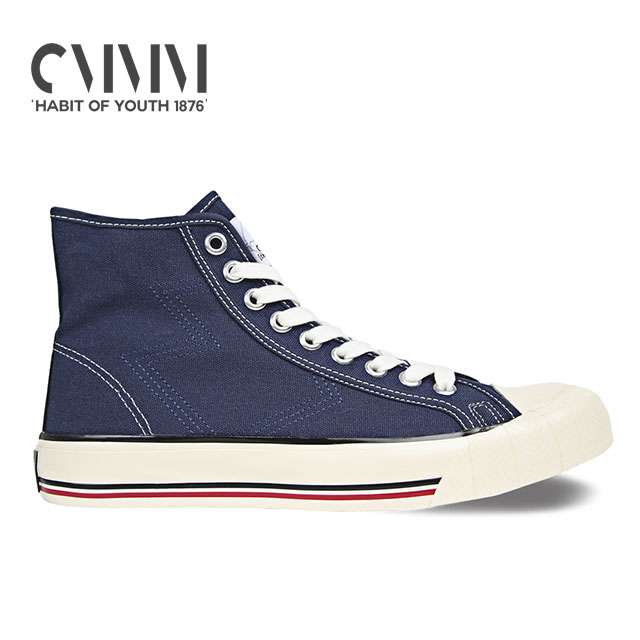 [센티밀리] cmmm 해비츠 하이 딥 블루 스니커즈 A02 운동화 3.5cm S-A02 - 상세 이미지 4