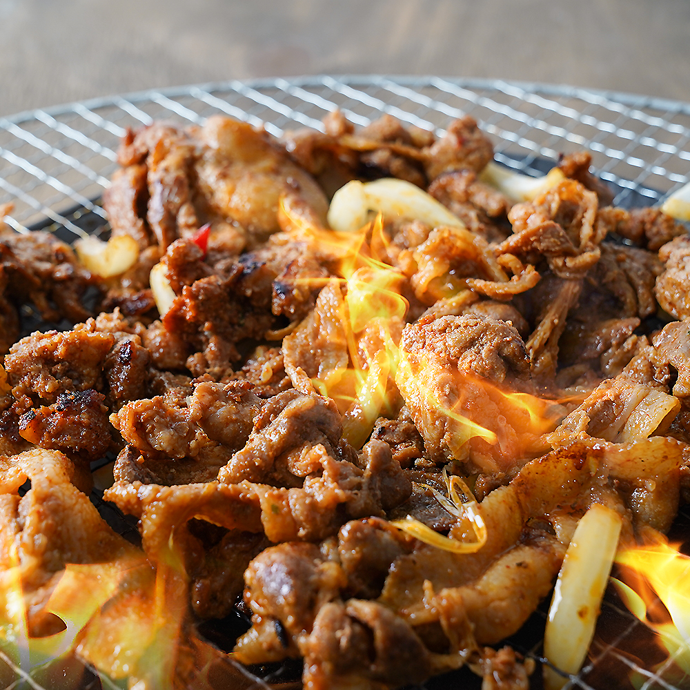 팬더박스 대구 북성로 업소용 벌크 대용량 식당 연탄 석쇠 불고기 1kg - 상세 이미지 2