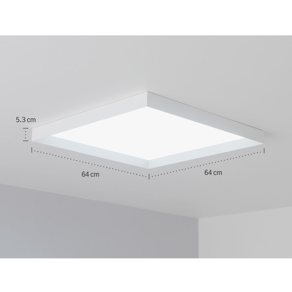LED 카젤 엣지등 평판조명 640 x 640 50W 주광색 - 상세 이미지 5