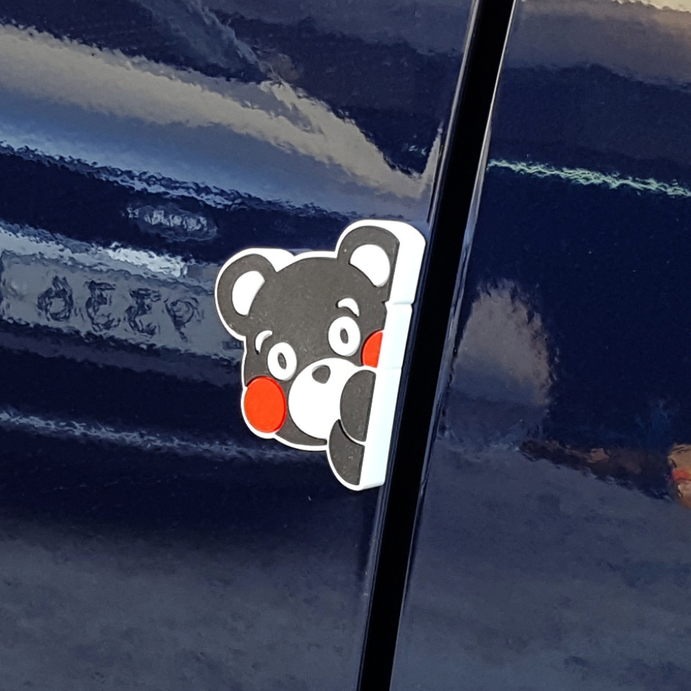 큐트베어 캐릭터 차 문콕 방지 도어가드 스펀지 팰리세이드 카니발 bmw 쏘렌토 미니쿠퍼 - 상세 이미지 4