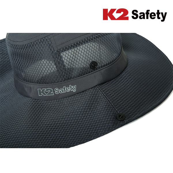 [당일발송]  K2 Safety 메쉬 햇모자 통풍 자외선 차단 여름 모자 : 3M 청솔세이프티