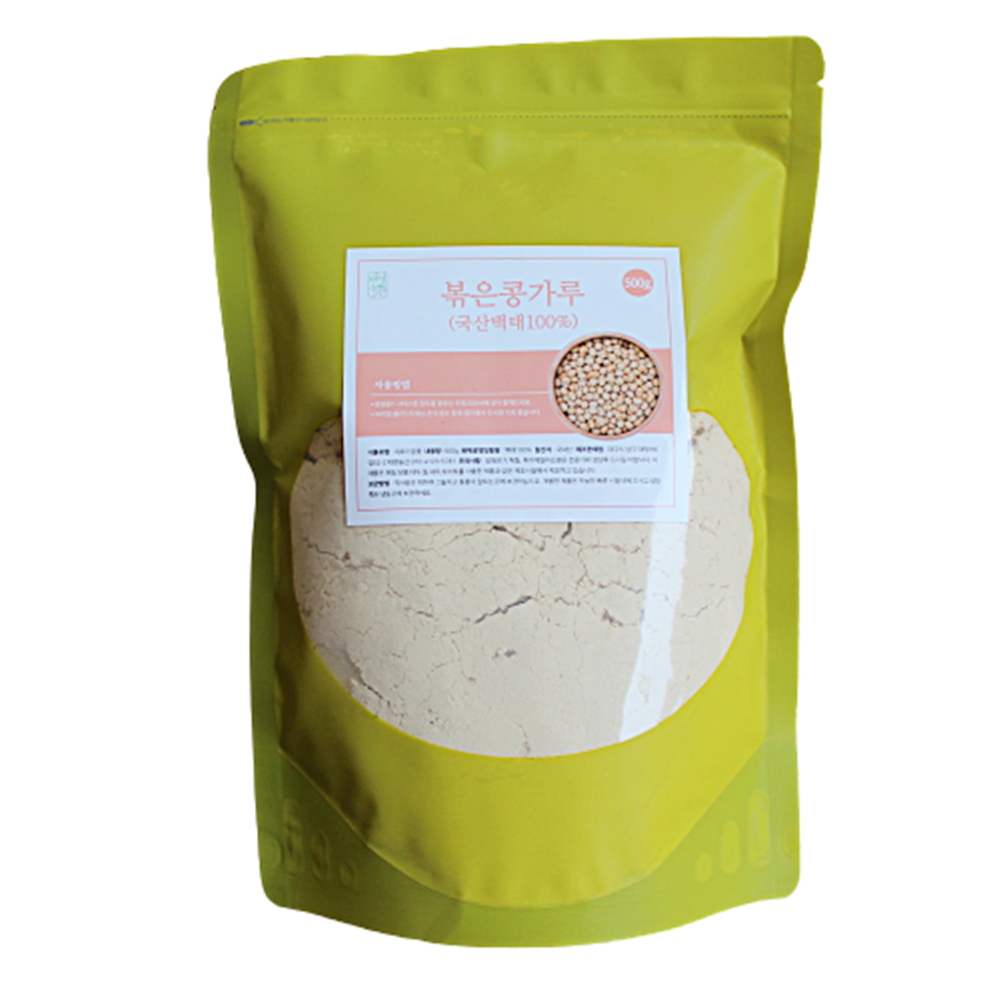 국산 볶음 볶은콩가루 인절미콩가루 콩국수분말 500g, 1개 - 상품 이미지