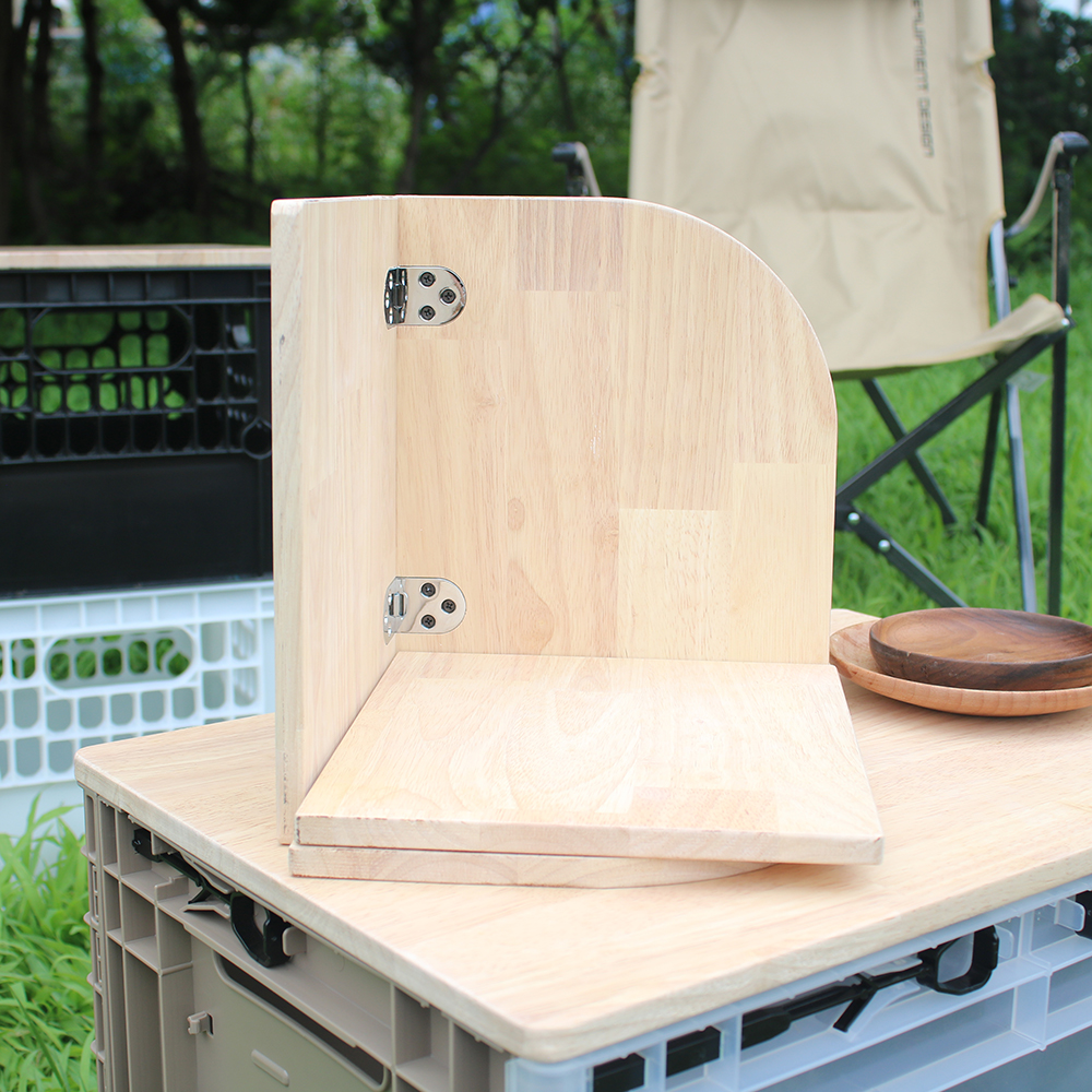 캠핑 버너바람막이 원목 그리들 구이바다 감성 차박 파우치 포함