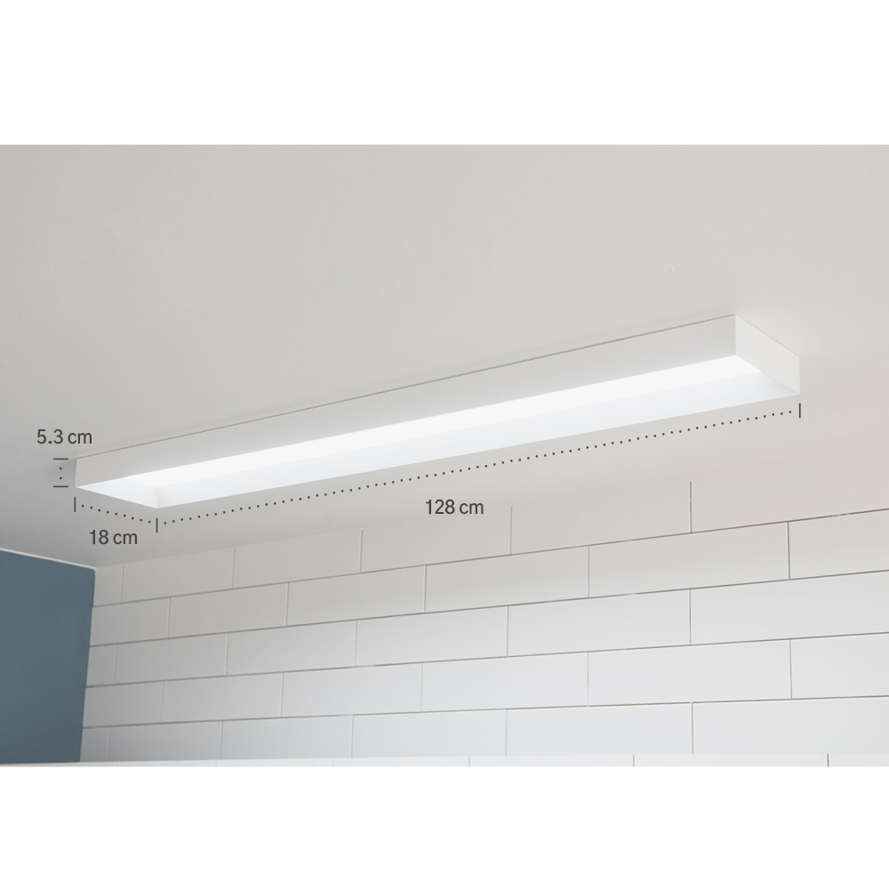 LED 카젤 엣지등 평판조명 1280 x 180 50W 주광색 - 상세 이미지 5