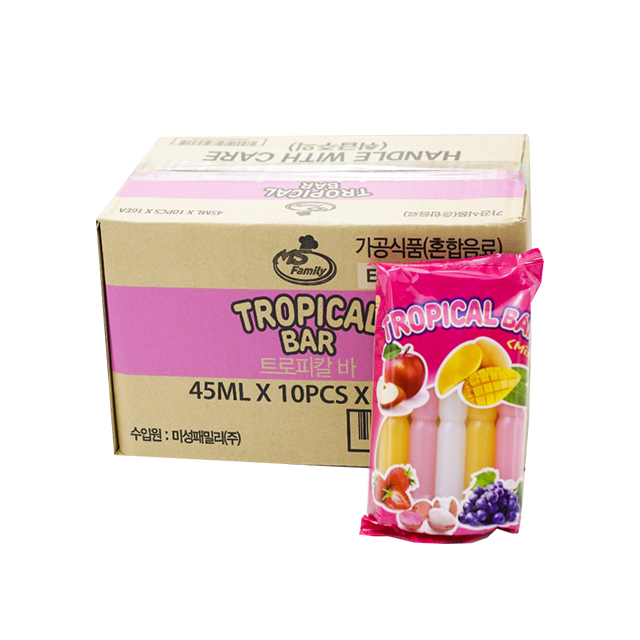 코쿤 트로피칼바 과일쥬스가 들어간 얼려먹는 아이스바 과일맛, 450ml, 16개 - 상품 이미지