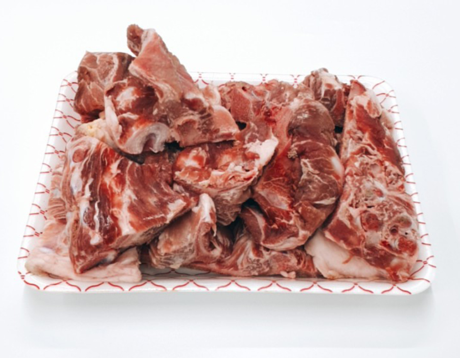 고기팩트 한돈 돼지등뼈 1kg 감자탕뼈 살고기 많아요