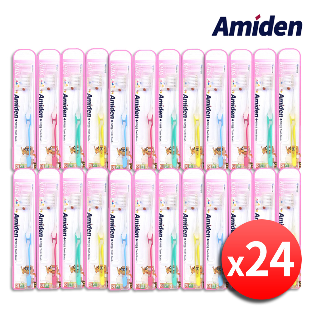 치과 어린이 유아 주니어 아동 초등학생 어린이집 유치원 프라임 칫솔 24개