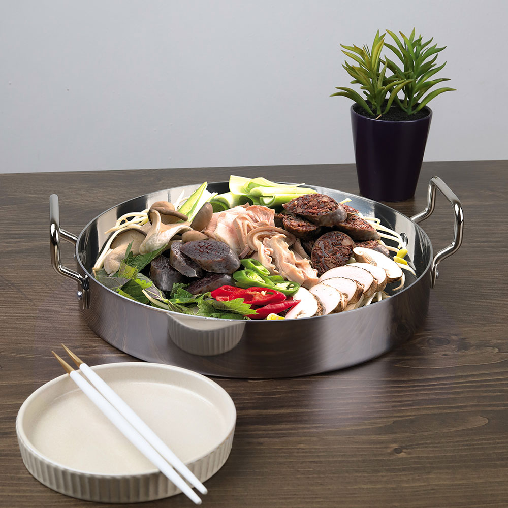 업소용 전판 철판 볶음판 경질 요리판 원형 닭갈비판 소소 - 상세 이미지 4