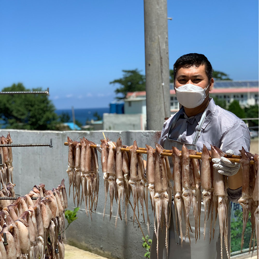 반건조오징어 피데기 동해 속초 울릉도 오징어 국내산 포항 구룡포 버터구이요리 - 상세 이미지 4