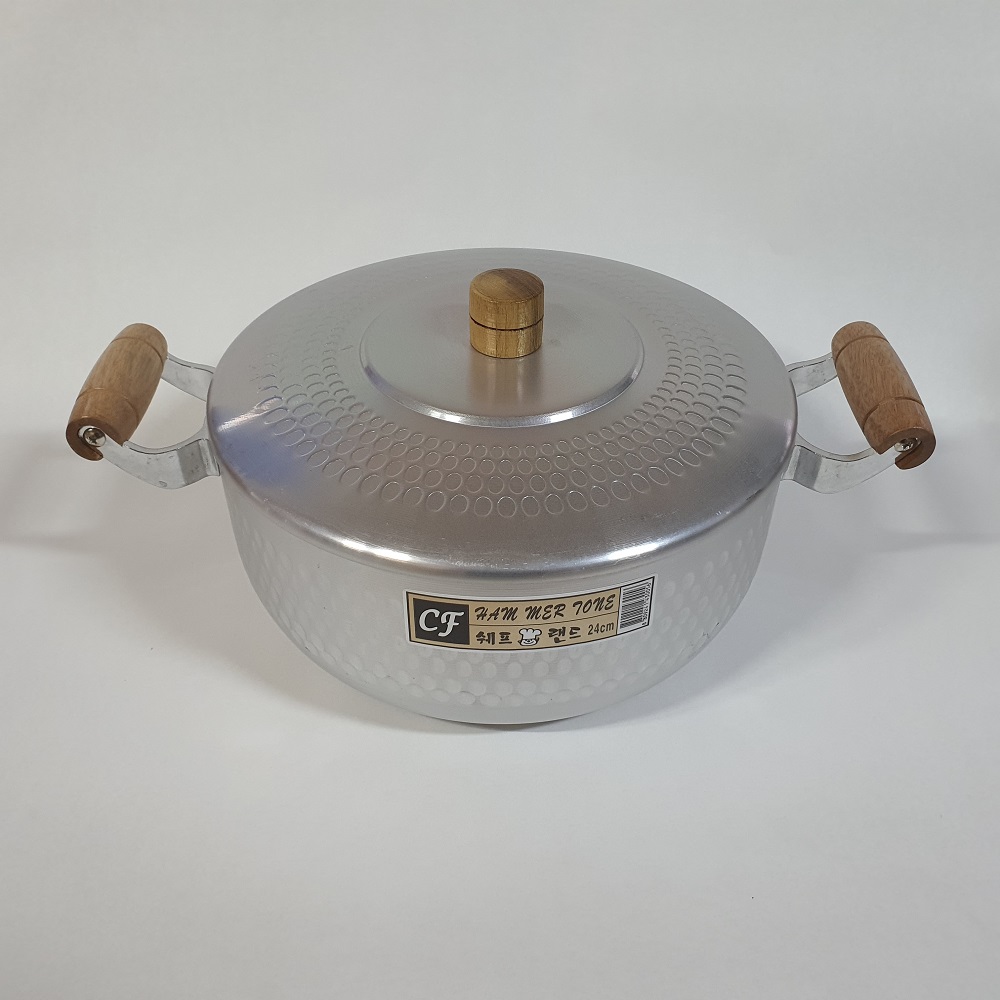 국산 함마톤 알루미늄 편수냄비 16cm 가정용 업소용 이유식 라면 분식 찌개 냄비 - 상세 이미지 2