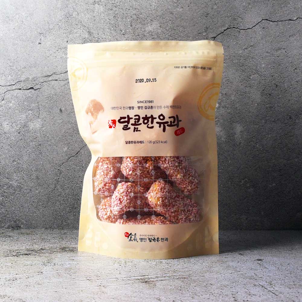 명인 김규흔 달콤한 유과 120g (총4개) - 상세 이미지 4