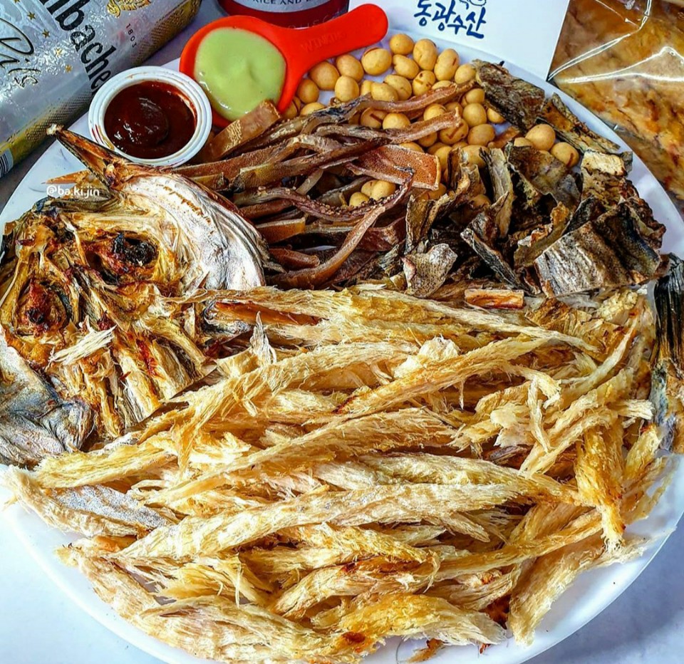 버터구이 황태 맛태 먹태 통먹태