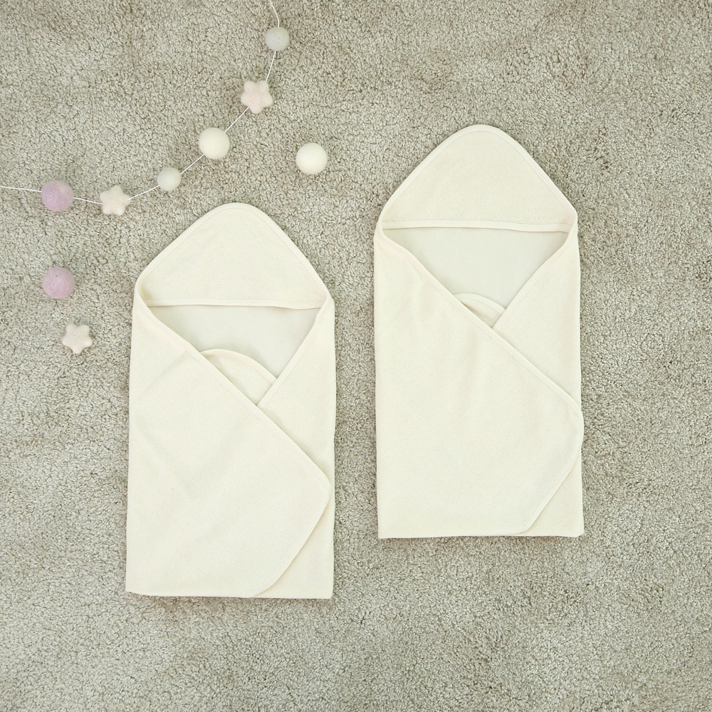 도담도담 오가닉 코튼 무형광 100% 신생아 출산 준비 9종 선물 종합 세트 (화이트)