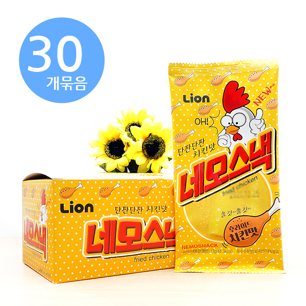 단짠단짠 네모스낵 프라이드 치킨맛 13g x30개 : 아루마트