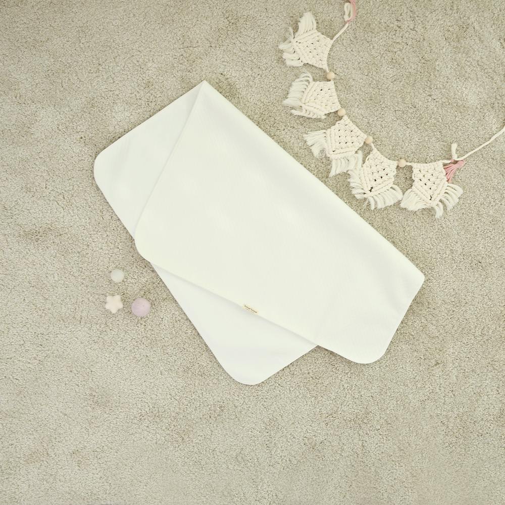 도담도담 오가닉 코튼 무형광 100% 신생아 방수요 아기 방수 패드 소형 2개입