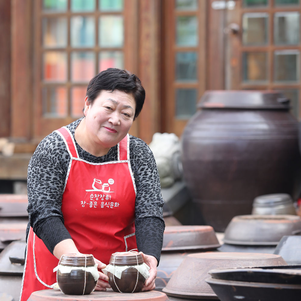 순창찹쌀고추장 우리쌀 시골 재래식 전통 집 1kg 동백