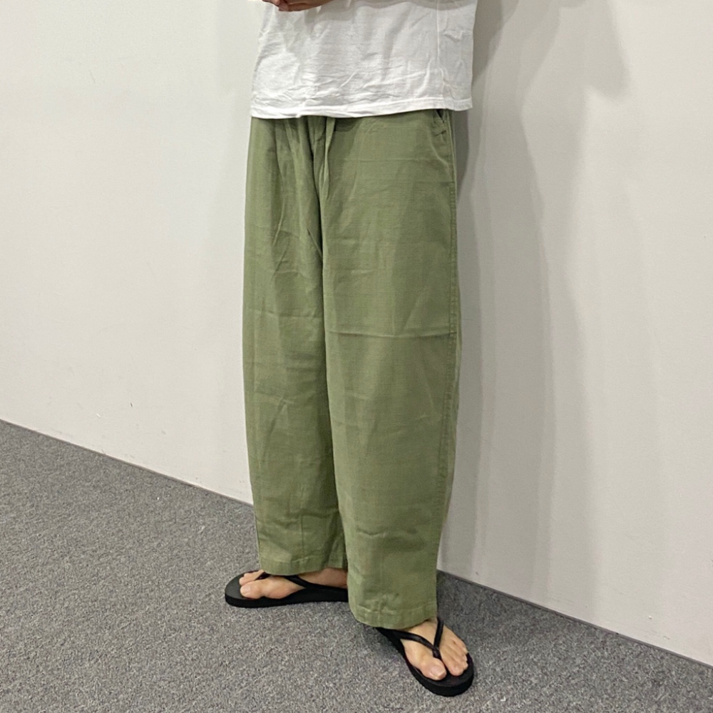 남자 벌룬팬츠 통큰바지 항아리 배정남 바지 린넨 통바지 - 상세 이미지 4