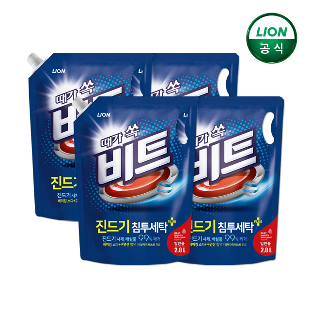 비트 진드기 액체세제 2L 리필 4개 / 세탁세제